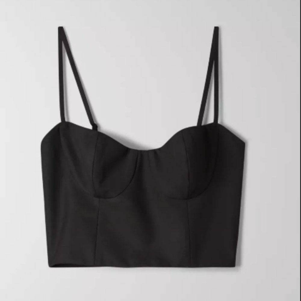 aritzia meta bustier camisole